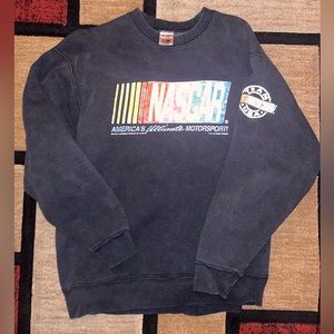 Vintage 90s NASCAR Ultimate Motorsport Sweatshirt Size XLG USA Fruit Of The Loom